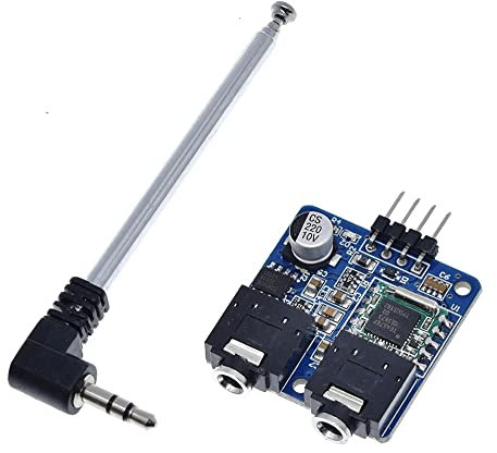 iHaospac TEA5767 FM Stereo Radio Module with Antenna for Arduino Raspberry Pi DIY 76-108MHZ