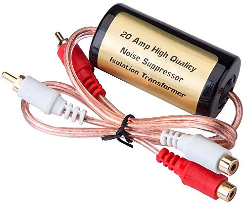Mr. Ho Isolateur Filtre Anti Bruit pour amplificateur Auto Voiture antiparasitage antiparasite (20A)