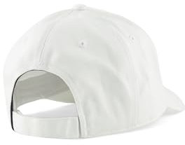 Champion Unisex Kinder Icons Accessories Junior Caps-802421 Woven Cotton Twill Small Script Logo Baseballkappe, Weiß, Einheitsgröße