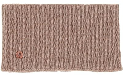 FRAAS Loop für Damen - 20 x 13 cm - einfarbiger Strickschal warm und weich - für die kalte Jahreszeit Cafe Au Lait