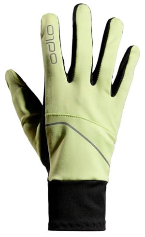 Odlo Sporthandschuhe Herren Damen Intensity Safety Light I Fahrradhandschuhe I Laufhandschuhe