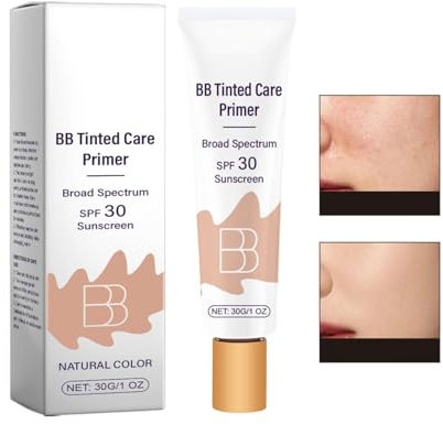 Generic BB Cream Tinted Moisturizer, BB Cream Tinted Care Primer, Moisturizing Face Concealer, Even Skin Tone Foundation Makeup, Sunscreen Moisturizing Concealer