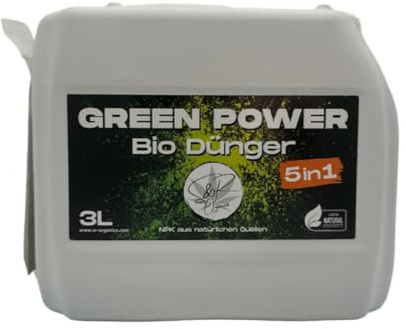 S&R Organics 3L GREEN POWER 5in1 - Vegan Demeter - Bio-Volldünger - Grow