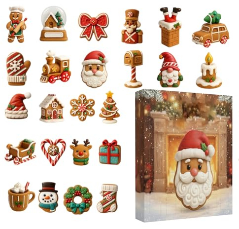 Julprydnad 2025-2D akryl festlig dekoration | 24 dagar adventskalender ornament, för heminredare ytterdörr vardagsrum sovrum vägg vantel trädgård fönsterbräda