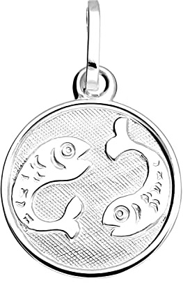 Zodiac Round – stjärntecken hänge 925 [silver], Sterlingsilver, Ej tillämpligt