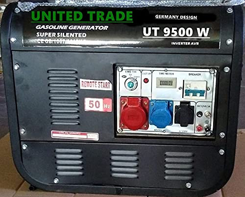 Generatoraggregat/strömgenerator/HP 6.5 elektrisk startgenerator med nyckel och inbyggd fjärrkontroll - trifas