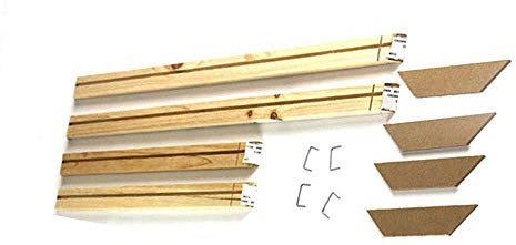 Kit de marcos de madera, barras de estiramiento para pintura en lienzo, arte de pared, exposición de pinturas al óleo (40 x 40 cm)