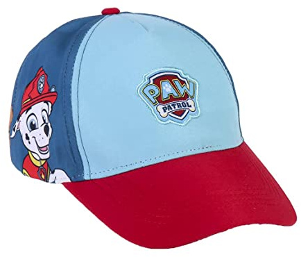 CERDÁ LIFE'S LITTLE MOMENTS Mixte Bébé Pat'patrouille Casquette Paw Patrol Avec Visière Incurvée, Tricolore, 4-8 Ans EU
