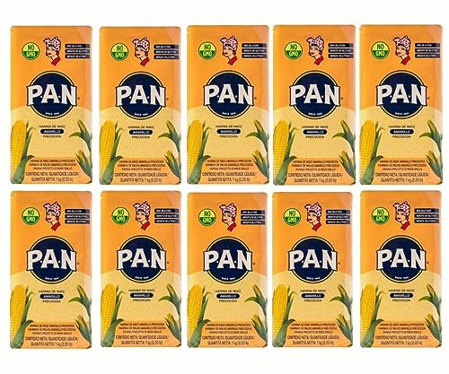 Harina PAN Pre-Cooked Yellow Maize Meal - 1kg (Box of 10)
