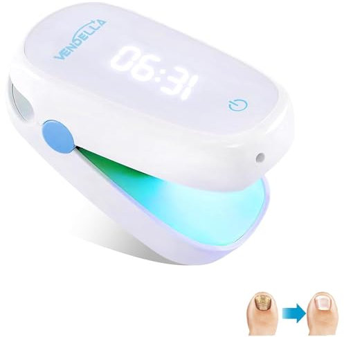 VENDELLA Touchscreen Nagelpilz Entferner, Nagelpilz behandeln Nägel und Zehen, effiziente Ausrüstung Zehen Pilz Zehen, Schmerzfrei und sicher, kann zu Hause verwendet werden