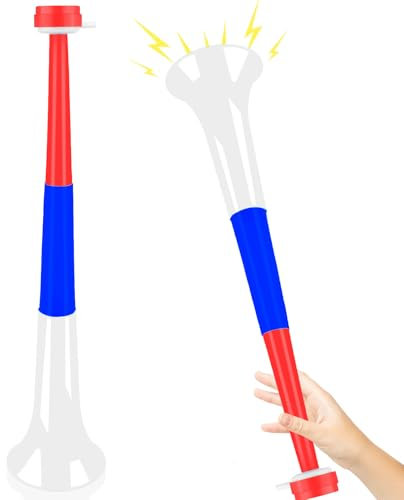 Unabhängigkeitstag 61 cm zusammenklappbares Horn Vuvuzela Trompetenhorn Blashörner für 4. Juli Unabhängigkeitstag Zubehör