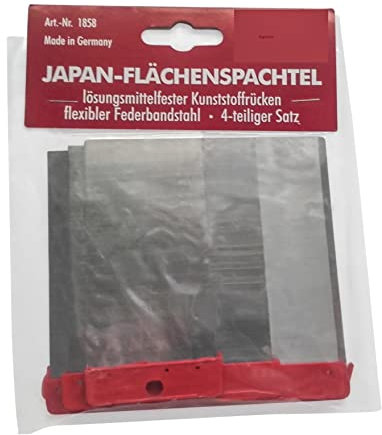 Fugodicht Japanspachtel 4er Set Metall 50mm/80mm/100mm/120mm
