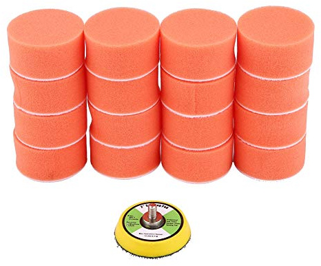 cersalt Kit de Tampon de Polissage en éponge de 50 mm, Tampon de Polissage, pour ponçage de polisseuse de Tampon de Voiture