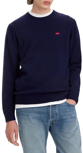 Levi's Men's Original Housemark Sweater Sweatshirt, Naval Academy, S