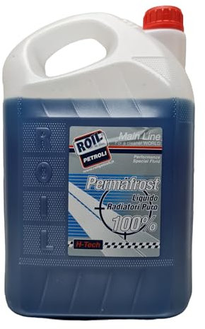 Roil 5 kg. PERMAFROST ANTIGELO Blu Puro al 100%, Nuovo INIBITORE Organico - da diluire con Acqua Prima dell'uso