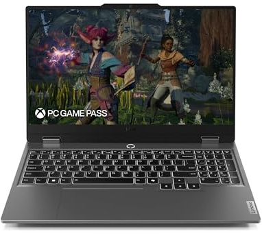 Lenovo LOQ 15AHP9 - Portátil para Juegos, NVIDIA® GeForce RTX™ 4050 6GB GDDR6, visualización FHD de 15.6, AMD Ryzen 7 8845HS, 16GB de RAM, 512GB SSD, 1920x1080 px, Windows 11, Luna Grey