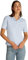 Tommy Hilfiger Damen Poloshirt Kurzarm Regular Fit, Blau (Breezy Blue), M