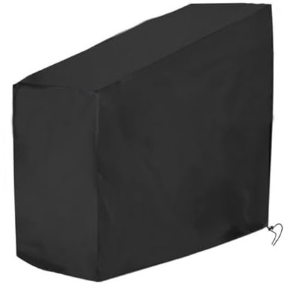 NUZAMAS 140 x 60 x 160 cm Housse de protection imperméable pour vélo d'appartement en tissu Oxford pour intérieur et extérieur Noir