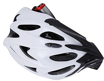 Casque de vélo confortable pour homme et femme, pour adultes, jeunes, route de montagne (blanc)