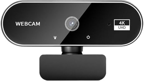 Streaming kamera 4K 4K trådlös videoskärm | Automatiskt fokus Streaming webbkameradator, bärbar dator, stationär, lag, företag, möten, konferens, spel