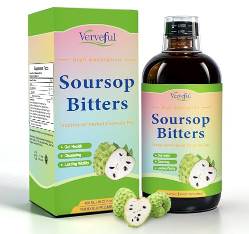 Tropical Fruit Bitters Drops Rich in Antioxidants, Supports Immune System, Promotes Relaxation,Supports Overall Health, Digestion,480ml
