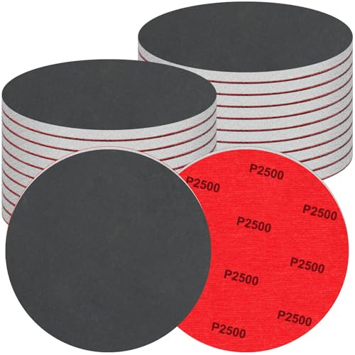 20 st 150 mm slipsvamp-set 2 500 slipdynor, flexibla sandpappersblock grova och fina, skumslipdynor tvättbara och återanvändbara, våta och torra sandpapper för väggpolering av metall trä
