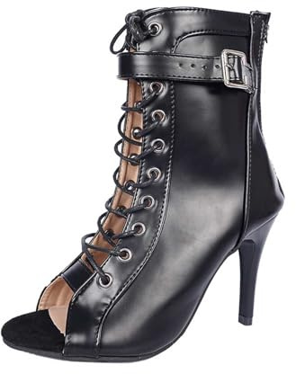 Decolleté Slingback Donna,Decolleté con Cinturino Donna,Eleganti Scarpe Danza Traspiranti Punta Aperta Tacco Alto Esibizioni Feste Serali Perfetti per Matrimoni e Feste