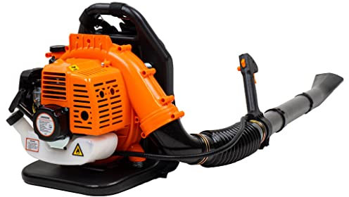 eSkde Professional Back Pack Petrol Leaf Blower 43cc High Power Easy Start with Turbo Nozzle BPL430-S9