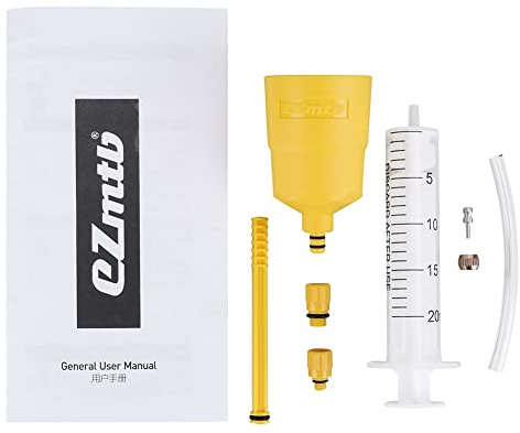 CYCEARTH Bike Hydraulic Disc Brake Bleed Tool Funnel/Oil Stopper for SHIMANO MTB Bicycle Disc Brake Mineral Oil Fluid Bleeder Kit