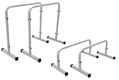 Parallets Heihglets Bis 150 kg Dip Barren Dip Station Push Up Stand Bar, weiß