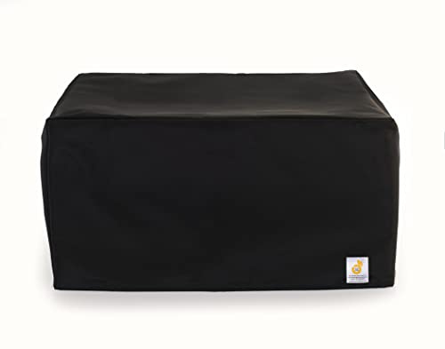 Der perfekte Staubschutz, schwarze Nylon-Abdeckung, kompatibel mit HP LaserJet M110we und HP LaserJet M110w Druckern, antistatisch, doppelt genäht und wasserdicht, Maße (B x T x T): 34 x 19 x 19 x