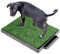 QWORK® Hundetoilette mit Kunstrasen, 63 x 51 cm, Waschbar hundeklo Welpenklo Pinkelmatte Wiederverwendbar Trainingsunterlage für Kleine Mittlere Hunde
