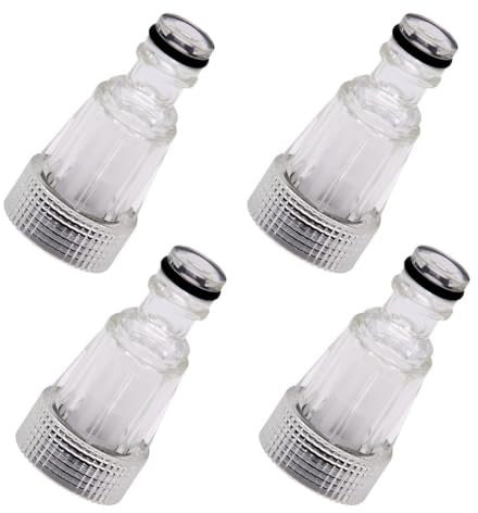 VPOUERY Lot de 4 adaptateurs rapides de tuyau d'arrosage pour filtre à eau accessoires de pompe de nettoyage haute pression utilisé pour les machines de nettoyage haute pression les pompes