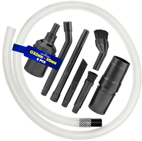 MONTERAL Set med 8 dammsugarmunstycke för 32 mm och 35 mm diametrar - 10 års garanti