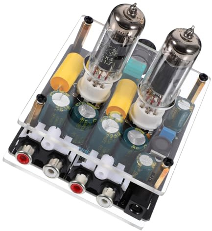 SEWACC Preamplificador De Válvulas Estéreo De Alta Fidelidad Amplificador De Válvulas para Cine Casa Placa Amplificadora De Preamplificador DIY para Sistema De Sonido Hi-fi