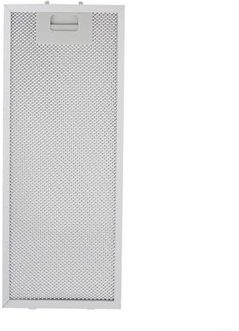 Sawhamale Filtre d'aération en maille métallique pour hotte aspirante Argenté 399 x 182 x 9 mm, 5 couches de filtration de graisse, compatible avec les hottes de marque leader, facile à remplacer