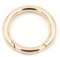 Spring O Rings, 2Pcs Spring Snap Clip Hooks, OD Φ42mm Round Carabiner Snap Clip, Clamp Clasp Keyring Buckle for Bags Purses Handbag Strap (Gold)