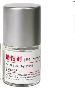 WEILAOK Promotor Adherencia, Imprimación Adhesiva, Imprimación Universal Duradera, Imprimación Adhesiva para Cinta Adhesiva Doble Cara, Plástico, Metal, Pegamento Industrial, Superpegamento, 10ml*2