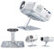 Salange Desktop Projector Stand,180° Rotation Projector Wall Mount,Projecor Ceiling Mount with 1/4 Screw for Aurzen/Yaber/WiMiUS Most Projectors,Mini Wall Mount Bracket for Home Cinem,Office (Sliver)