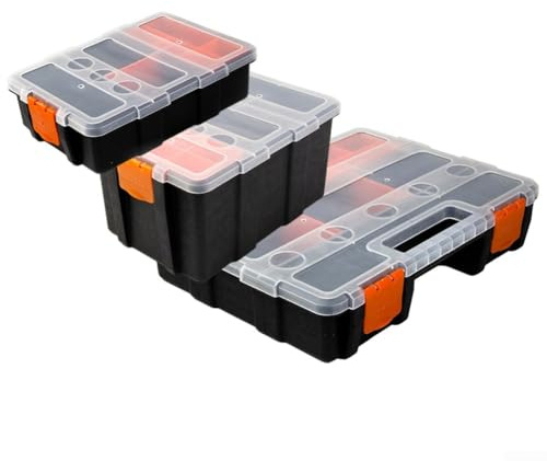 Robust Toolbox Organizer Kit Solution for Storing Screws, Bolts, and Other Small Items in One Place (L)