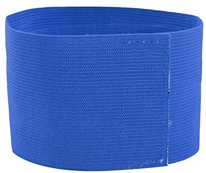 Elastica Fascia da Capitano,Bracciale da Calcio Capitano Calcio Capitano Armband 5 Colori Outdoor Team Sport Gruppi Captain Banda Regolabile per Adulti/Giovani Calcio