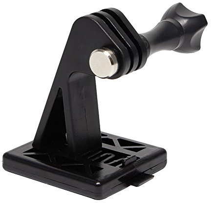 WarmHeartting Accessoires de Casque Tactique, Supports d'excavatrice de Casque Tactique pour Casque de Support GoPro ou Adaptateur de caméra de Base de Casque NVG Noir