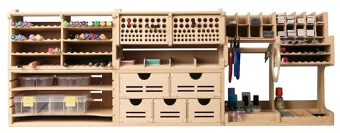 Bucasso Werkzeug-Organizer für Plastikmodelle, zum Ordnen von Werkzeugen für den Plastikmodellbau, Zangen/Pinzetten/Bürsten/Schraubendreher, geeignet für Tamiya/Gundam Tools GK Pro