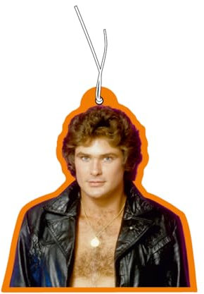 2x DAVID HASSELHOFF Duftbaum Motiv, Auto Duftspender, Duftbaum Auto tuning, car air freshener, Duftanhänger Set Auto Kid Baywatch Knight Rider