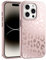 SCORPIFY für iPhone 15 Pro Max Hülle [kompatibel mit Magnetic] mit nacktem Leoparden Muster, mattem Geparden Design, niedlicher cremefarbener Handyhülle für Frauen und Mädchen