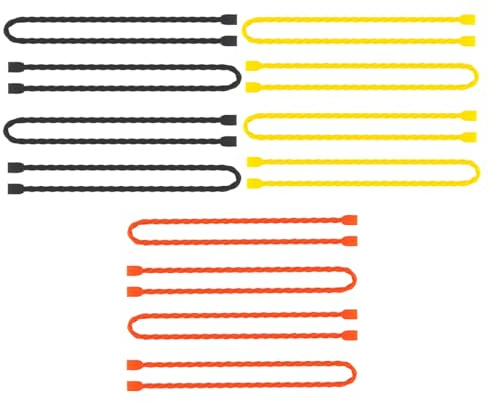 Original Reusable Silicone Wire Twist Ties, 12in, Assorted Colors, Wire Organizers for Cords, Reusable Cable Ties for Cords, Networking Tools, Appliance Cord Wrap, Soft Plant Ties, Rubber Coated Wire