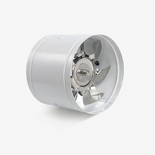 Guozyly Ventilador de tubo axial de 100 mm de diámetro, ventilador industrial, ventilador de extracción, 20 W, ventilador industrial, tubo de ventilación, resistente al calor, para invernadero, tienda
