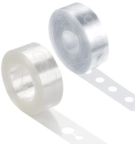 MingFontec 2 rotoli da 10 m, ghirlanda per palloncini, nastro per palloncini, ghirlanda per palloncini, accessori per matrimoni, festival, feste, riutilizzabili