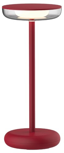 Drahtlose Tischlampe - Mykonos - Bordeaux - Tischleuchte für Innen und Außen - Wiederaufladbar - LED - Touch - Dimmbar