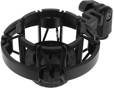 NOLITOY Soporte de Micrófono Antivibración para Transmisión Soporte de Suspensión de Micrófono de Mano para Estudios de Grabación